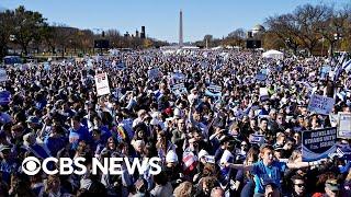 March for Israel rally underway in Washington, D.C.