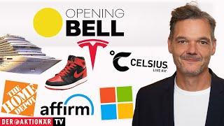 Opening Bell: Home Depot, Tesla, Nike, Microsoft, Celsius Holdings, Affirm Holdings, Carnival