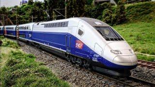 Toller Zug, gruseliger Sound: Märklin/Trix TGV Eurodpulex Modelleisenbahn H0