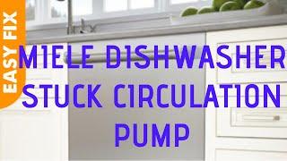  How to Fix A Miele Dishwasher with A Stuck Pump 