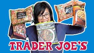 Tasting ALL Of Trader Joe's FRIED RICE