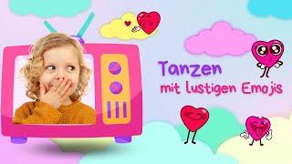 Tanz mit Lustige Emoji-Party für Kinder & Kleinkinder | Fröhliche Kindermusik