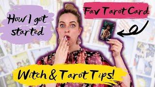 Witch Q&A  advice for beginners, my fav tarot cards + spread, how I started, spiritual bypassing?!