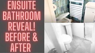 PLUMBER FULL SECOND FIX ensuite bathroom INSTALLATION REVEAL! TRANSFORMATION COMPLETE!