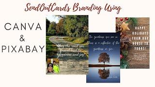 SendOutCards Branding with Canva and Pixabay