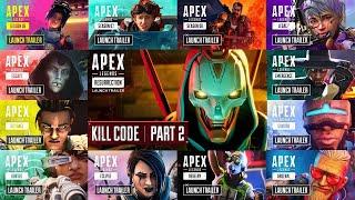 Apex Legends | All Cinematic Launch Trailers Season 1 - 18  (HD)