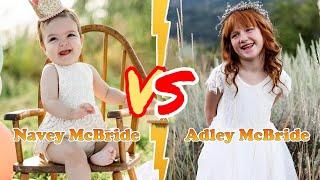 Navey McBride VS Adley McBride (A for Adley) Transformation 2024  From Baby To Now