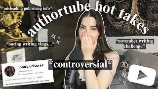 MY AUTHORTUBE HOT TAKES (my controversial opinions about writers)