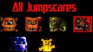 All jumpscares in HD FNaF 1-6