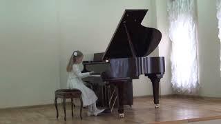 S.Bakharev-D.variations on the theme "Oh, my dear Augustine", performed by Zoya Varetsa, 8 years old