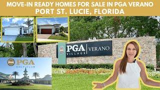 PGA Verano Move In Ready Homes For Sale | PGA Golf Club Port St Lucie, Florida