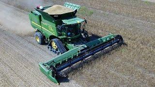 John Deere S780i | Trebbiatura Orzo | Barley Harvest 2024 | Tasi e Tira Team