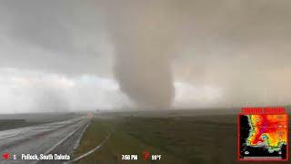 EXTREME Tornado Intercept In South Dakota - Live As It Happened - 8/28/24