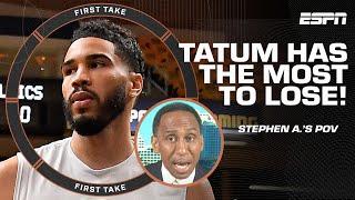 Jayson Tatum CANNOT PLAY BAD ️ - Stephen A. says he has the MOST TO LOSE in the Finals | First Take