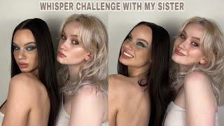 12 minutes of me & my sister laughing lol - the whisper challenge