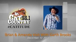 Garth Brooks on the phone with Brian and Amanda - Cat Country 98.1