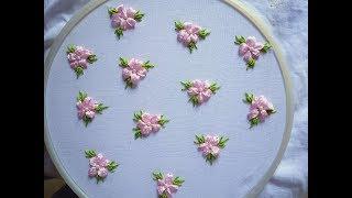 Hand embroidery. All over embroidery design for frocks.