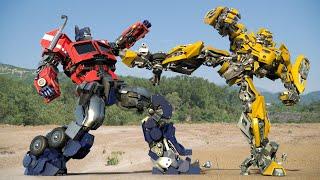 Transformers One - Optimus Prime vs Bumblebee Epic Battle | Paramount Pictures [HD]