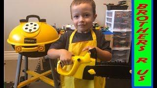 STANLEY® Jr. Toys Play Along | Toy Chainsaw | BBQ Grill | Circular Saw | Power Drill
