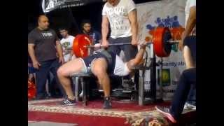 Zahir Khudayarov bench press raw 250 kg......