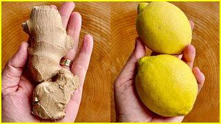 Mix Lemon and Ginger to Lose Belly Fat Permanently