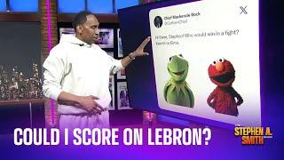Could I score one point on LeBron James? Elmo vs Kermit in a fight? More fan questions