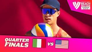 Cottafava/Nicolai vs. Partain/Benesh - Quarter Finals Highlights | Ostrava 2024 #BeachProTour