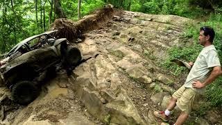 Ole Man Waterfall  Caryville Flats  Devils Elbow  #windrock   #krx  #rzr