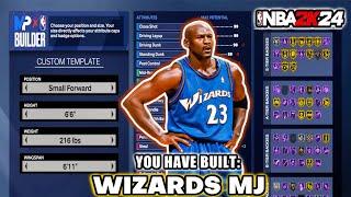 BEST *WIZARDS* MICHAEL JORDAN BUILD IN NBA 2K24