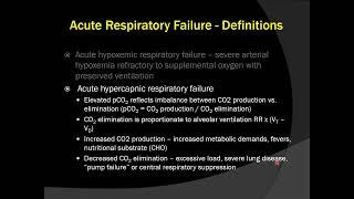 Critical Care Academy  -  Respiratory Failure and Lung Pathophysiology - Session 1A