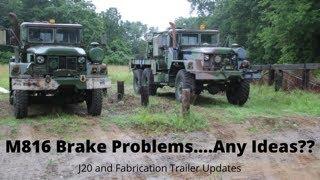 M816 Military Wrecker Brake Problems......