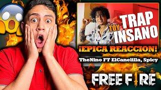 REACCIONANDO A LA NUEVA CANCION DE FREE FIRE *TOY INSANO - THENINO, EL CANELILLA Y SPICY* l Jeanki