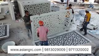 GRC Jali manufacturing process | GFRC casting | GRC Screen