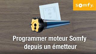 Programmer émetteur Somfy et son moteur (Réinitialisation) - 100% Volet Roulant