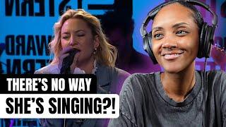 SINCE WHEN DOES SHE SING?! | Kate Hudson covering "Voices Carry"