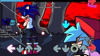 FNF - Vs Sonia.exe: Reboot - Triple Trouble (Genderswap Mix) (by Azami & Satsuna) - [FC/4k]