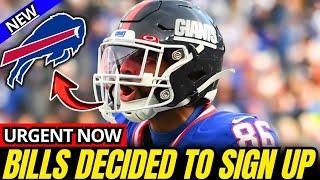 BOMBSHELL! BILLS CONFIRMS HIS NEW SIGNING BILLS CONFIRMS NEWS THAT SURPRISES EVERYONE!