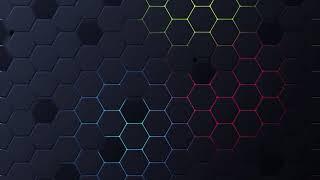 No Copyright Twitch Gaming loop animated Background | RGB Hexagonal Pattern Animation  @MotionMadeAE