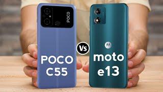 Poco C55 vs Moto e13 || Moto e13 vs Poco C55