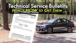 How to get Technical Service Bulletins (TSBs) for Your Car