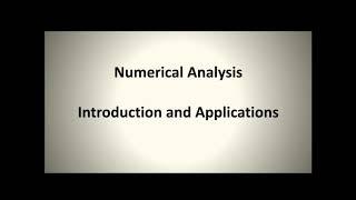 Numerical Methods || Introduction, Importance and Applications || Numerical Analysis