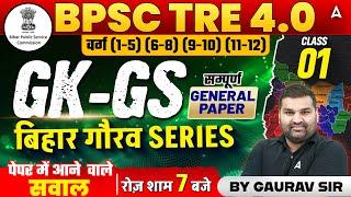 BPSC TRE GK GS | BPSC TRE 4.0 GK GS | Bihar Teacher GK GS | General Paper #1 | By Gaurav Sir