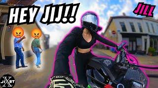 IK HEB NIKS GEDAAN! COMPLETE CHAOS!! - Leerdam - MT-07 - BikerGirl - 4K - #MotorVlog129