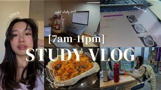 7am-11pm Productive Study vlog of a Medical Student