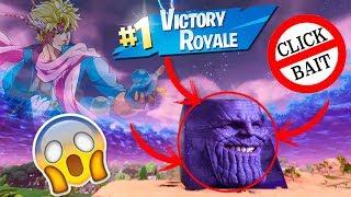 THANOS CUBE IN FORTNITE BUT IT'S A JOJO'S REFERENCE!!!!