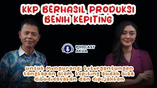 #Podcast #AKUA edisi 7 - #kkp berhasil produksi benih #kepiting untuk  dibudidayakan