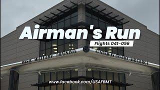 Department of the Air Force Basic Military Training: Airman's Run Flights: 041-056 -- Dec. 11, 2024