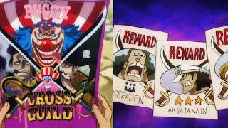 Cross guild assign Bounty to Navy soldier || Luffy reaction to cross guild Eng sub onepiece Ep 1083