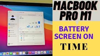 MACBOOK PRO M1 BATTERY SCREEN ON TIME FROM 100 TO 0 PERCENT,CAN IT LAST 7 DAYS