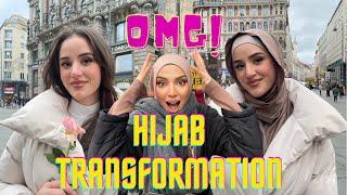 NON HIJABI GIRLS TRYING THE HIJAB FOR THE FIRST TIME IN THEIR LIFE